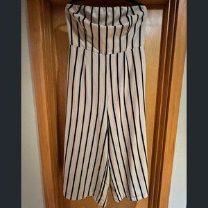 ✨ Forever 21 Striped Jumpsuit – Plus Size 2X | Brunch Vacation Outfit